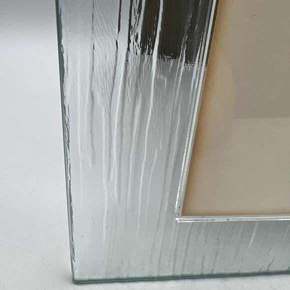 Vintage Benjamin Martin Art Glass Textured Picture Frame 8 x 10" Modern - Picture 8 of 9